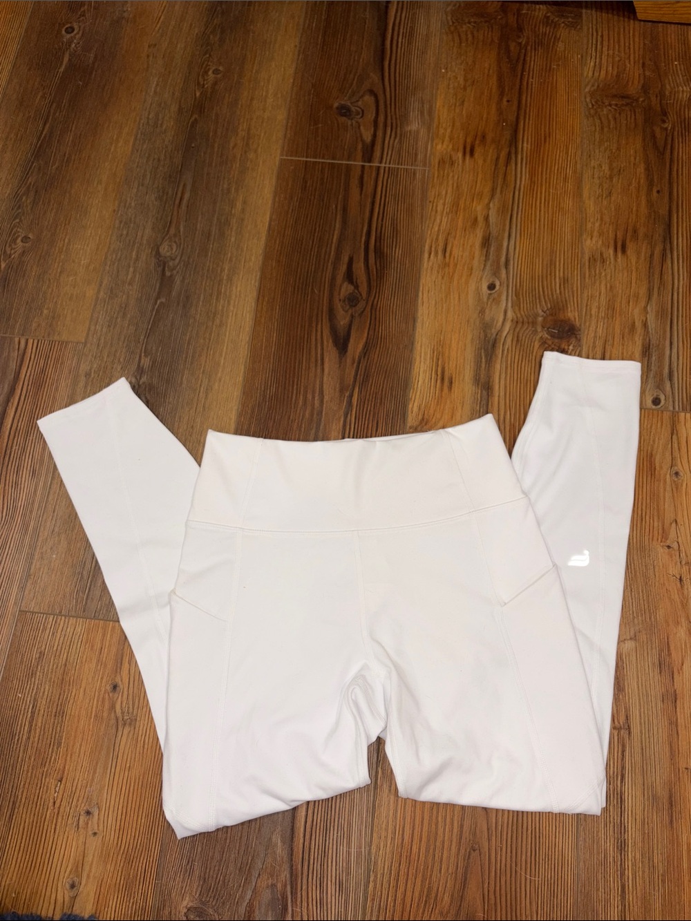 Fabletics White High-Rise Pocket Leggings